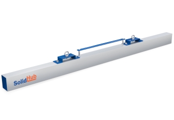 1.830 mm Magneettiharja GMB184/35 trukille, maksimikuorma 35 kg, SolidHub 