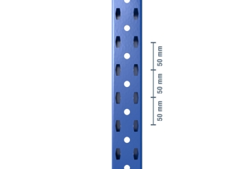 2.300 mm x 2.300 mm corner rack / storage rack LR2000 / 60 cm deep / 2 m high / 2 levels / rack layer Wood  