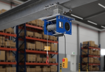 Treuil électrique SW1000, 500 kg - 1.000 kg, 30 m Câble, SolidHub 