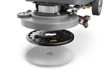 Cleaning pad set of 5 for scrubber dryer WM20E, wipeket 