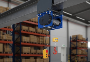 Treuil électrique SW1000, 500 kg - 1.000 kg, 30 m Câble, SolidHub 