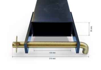 Fork extension for forklift, 1.830 mm, max. WLL 3.000 kg, SolidHub 