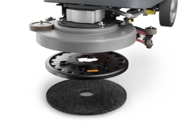 Cleaning pad set of 5 for scrubber dryer WM20E, wipeket 