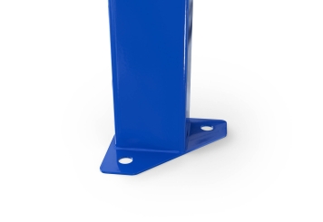 2.300 mm x 2.300 mm corner rack / storage rack LR2000 / 60 cm deep / 2 m high / 2 levels / rack layer Wood  